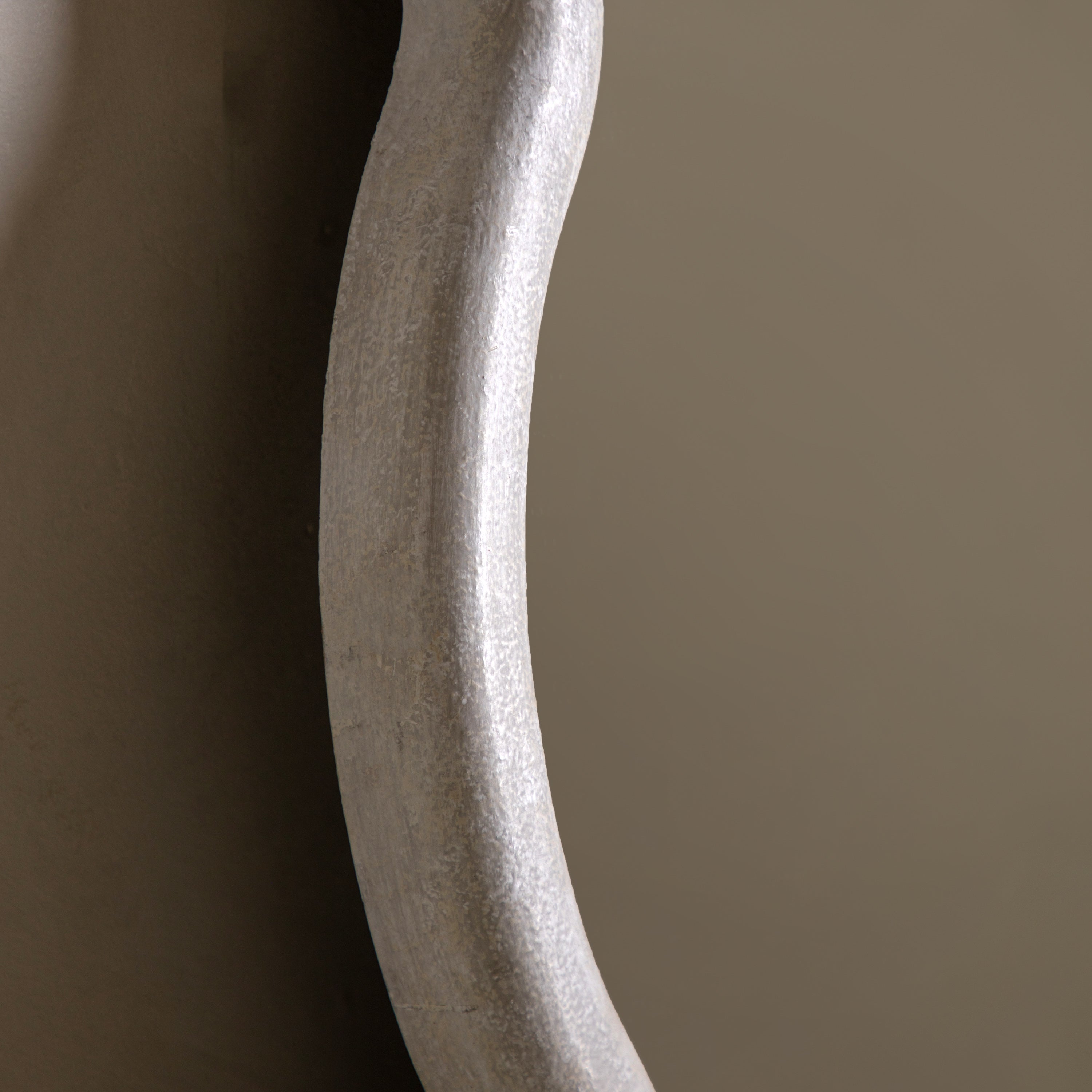 Amalfi White Wavy Full Length Leaner Mirror